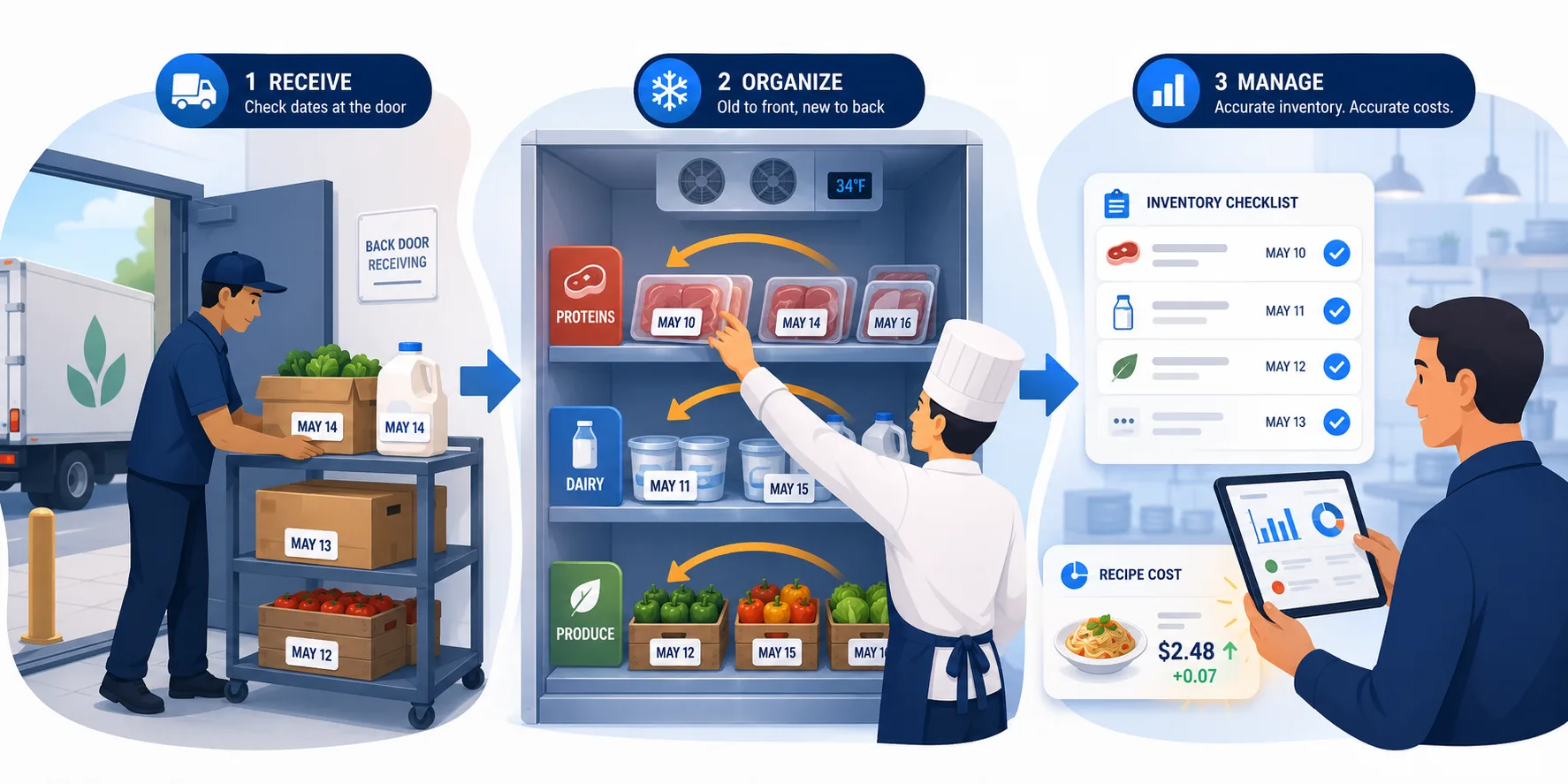FIFO in Restaurant Inventory: What It Means and How to Actually Do It