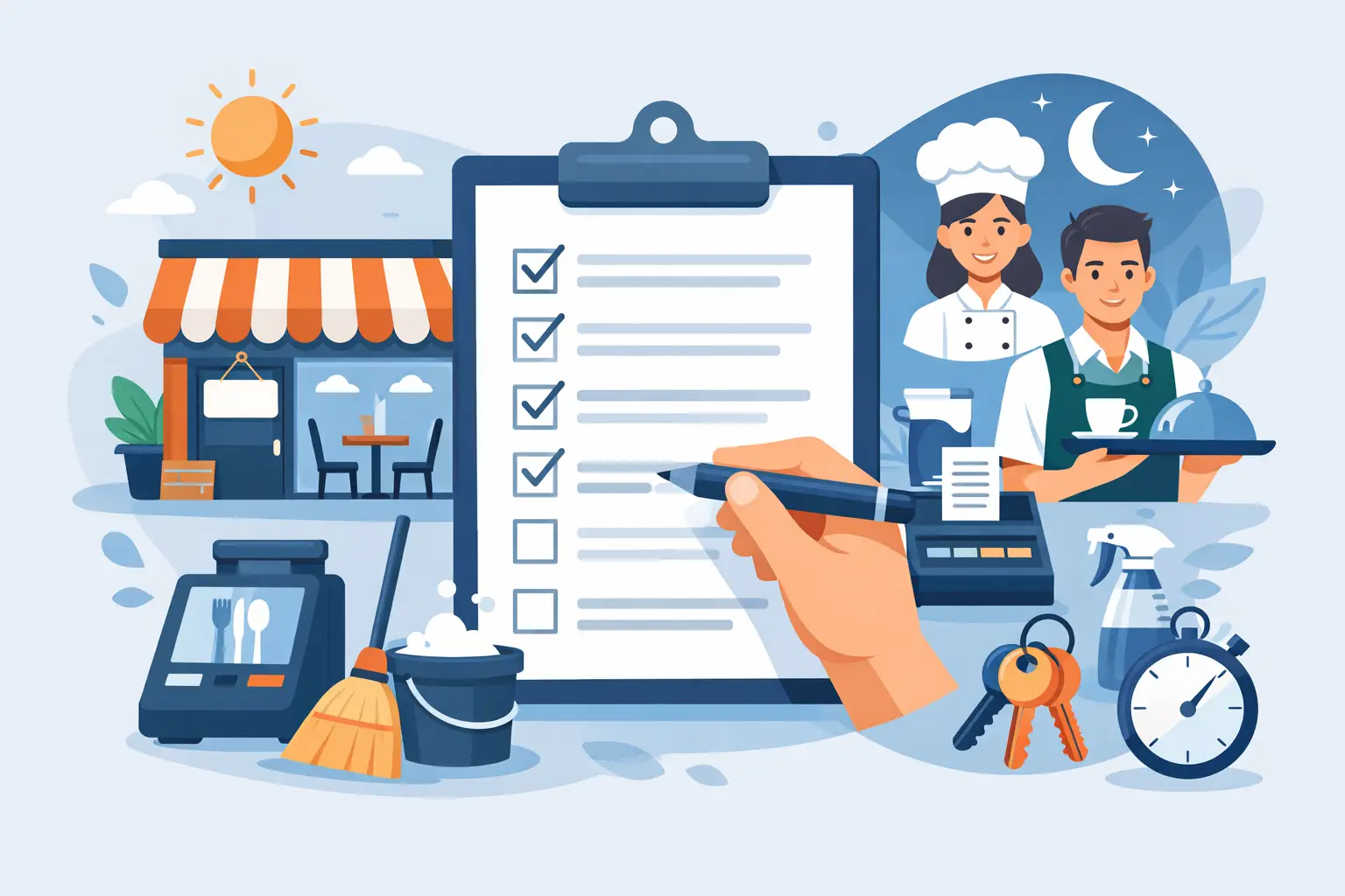 Restaurant Opening Closing Checklist App