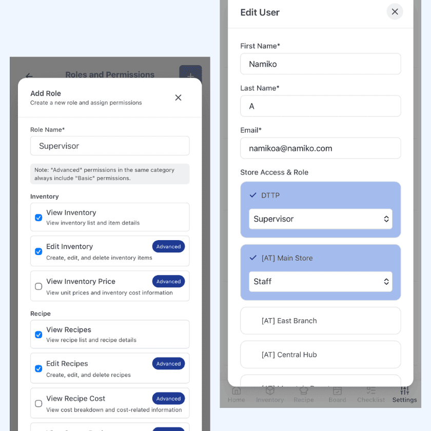 Multi-Store & Permissions
